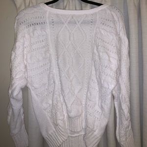Soft White Chenille Sweater